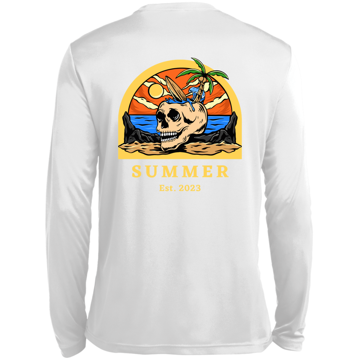 Sunset Skeleton Beach Est. 2023 Long Sleeve Shirt