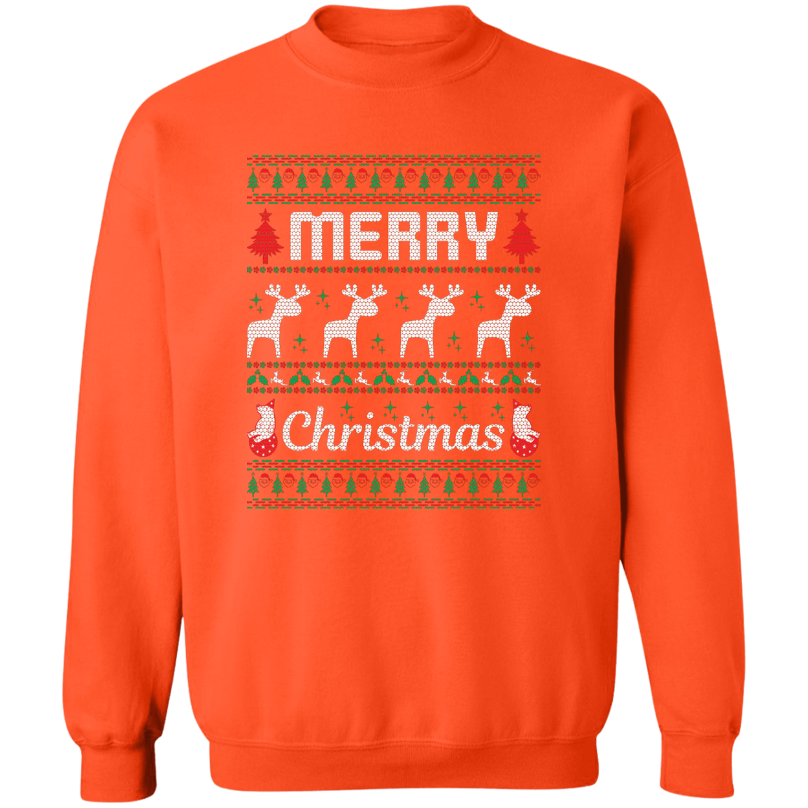 Merry Christmas Moose Sweatshirt