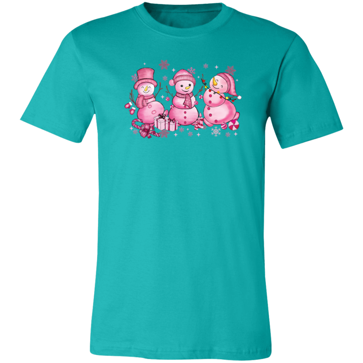 Pink Snowmen Shirt