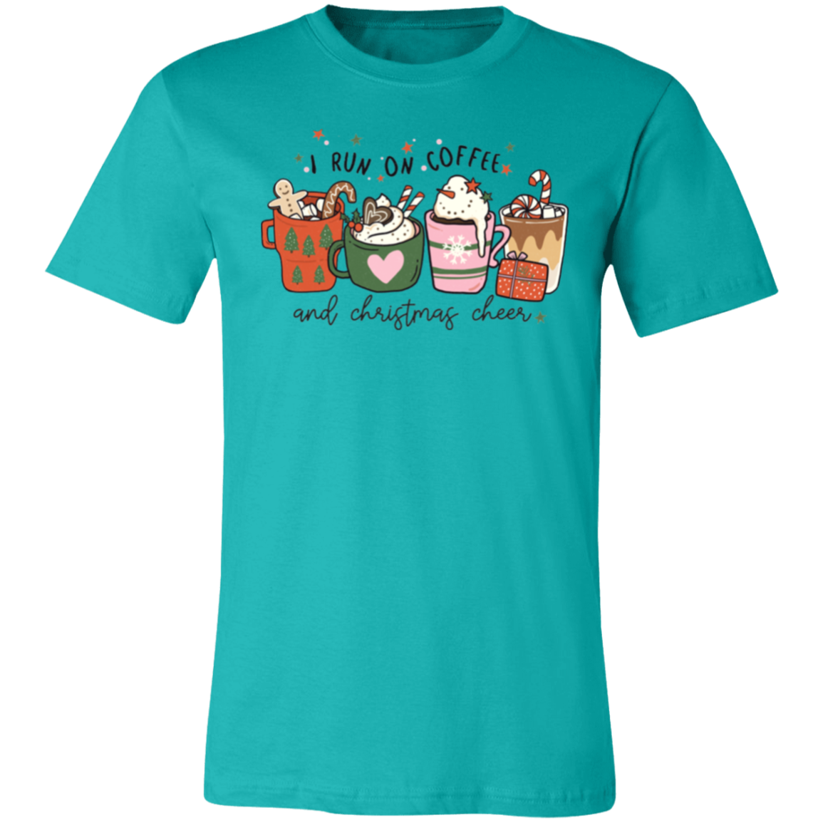I Run On Coffee & Christmas Cheer Shirt