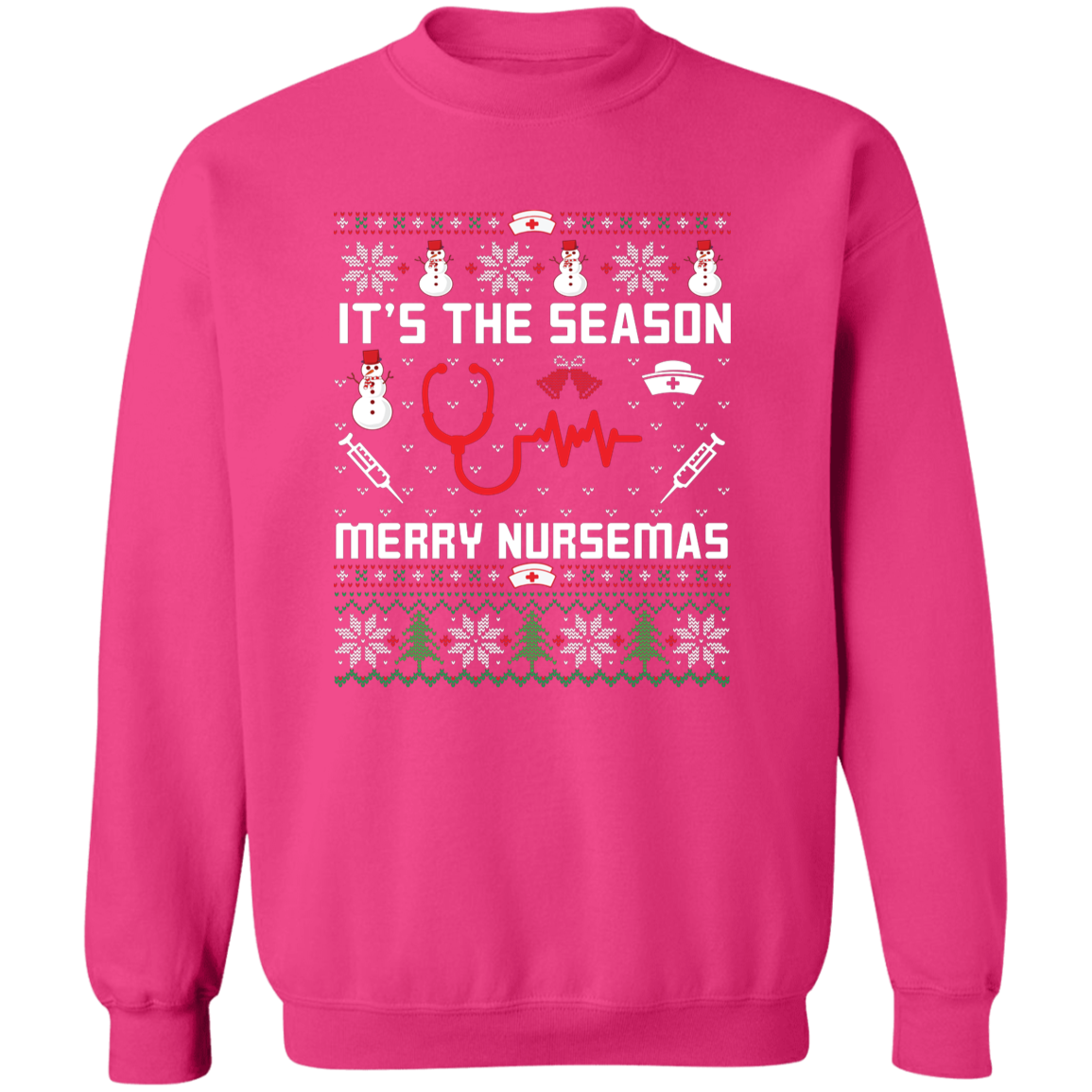 It's The Season Merry Nursemas Sweatshirt