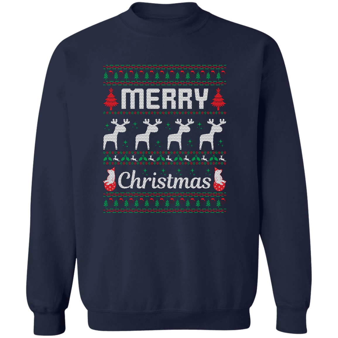 Merry Christmas Moose Sweatshirt