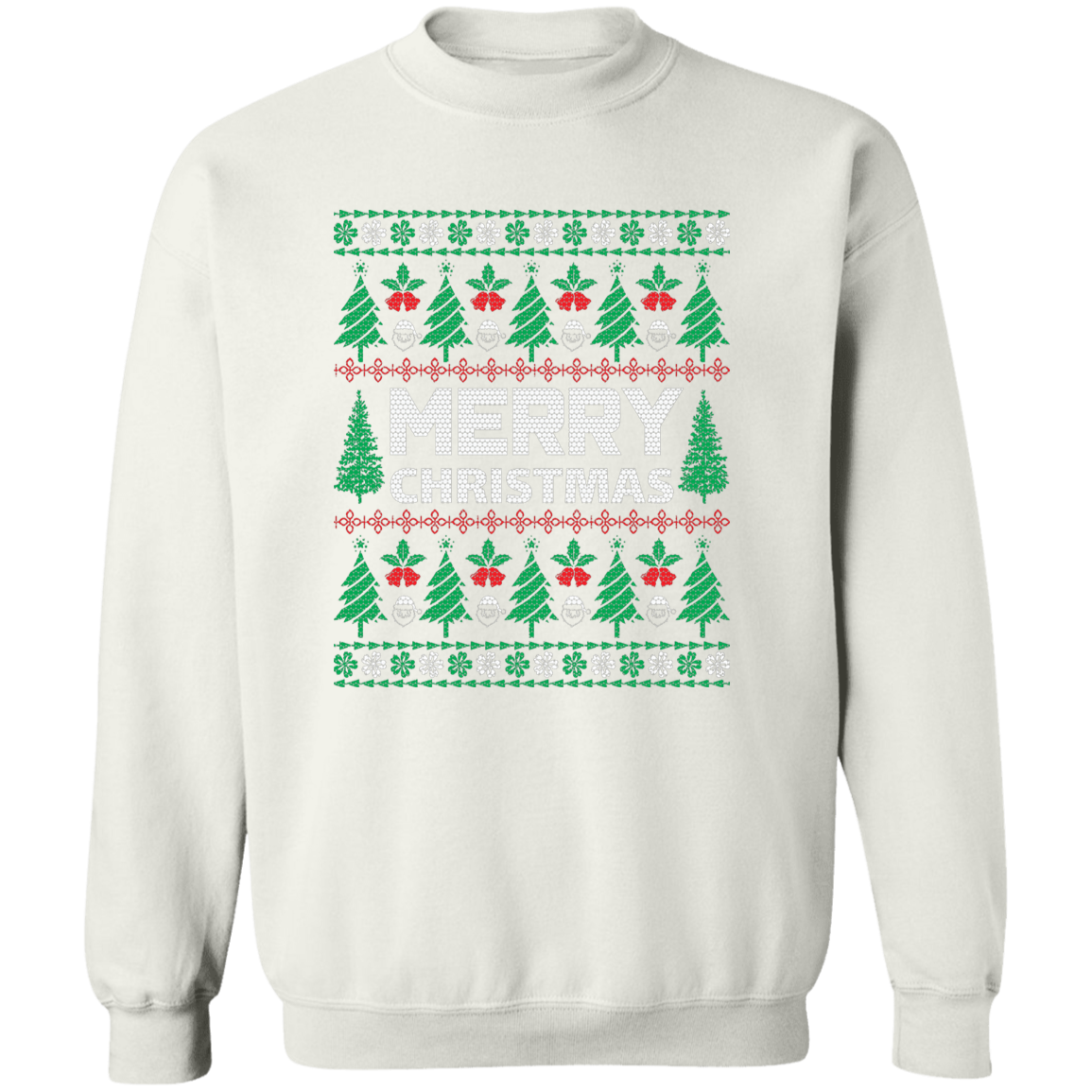 Merry Christmas Christmas Trees Sweatshirt