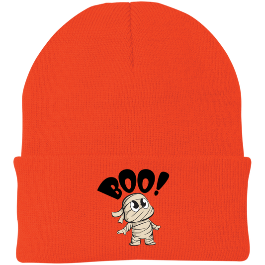 Boo Embroidered Beanie