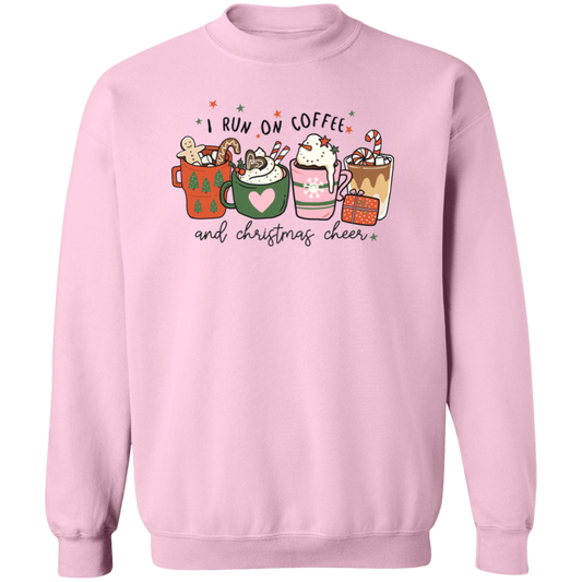 I Run On Coffee & Christmas Cheer Sweatshirt