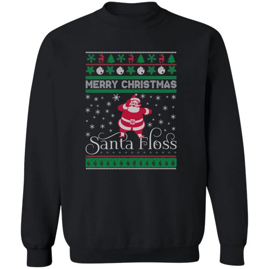 Merry Christmas Santa Floss Sweatshirt