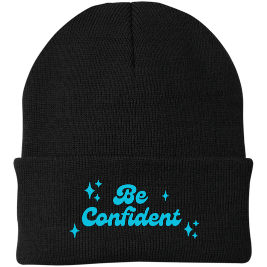 Be Confident Embroidered Beanie