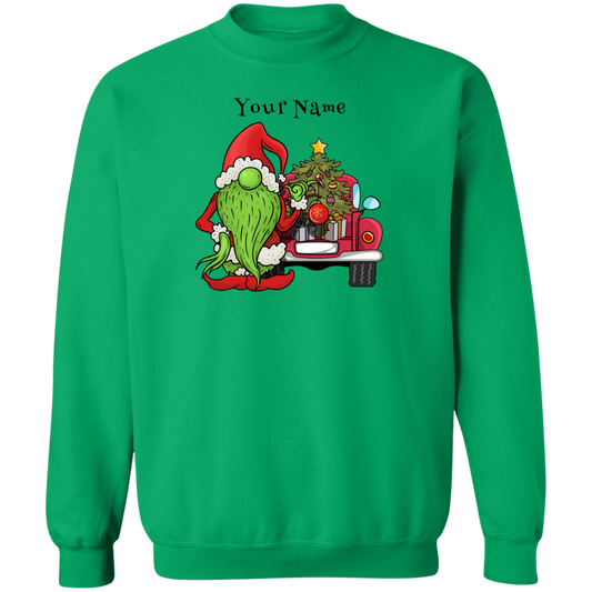 Personalizable Green Gnome Sweatshirt