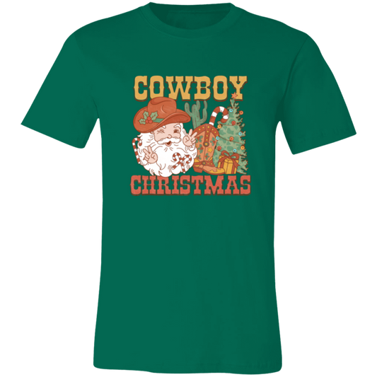 Cowboy Christmas Santa Shirt