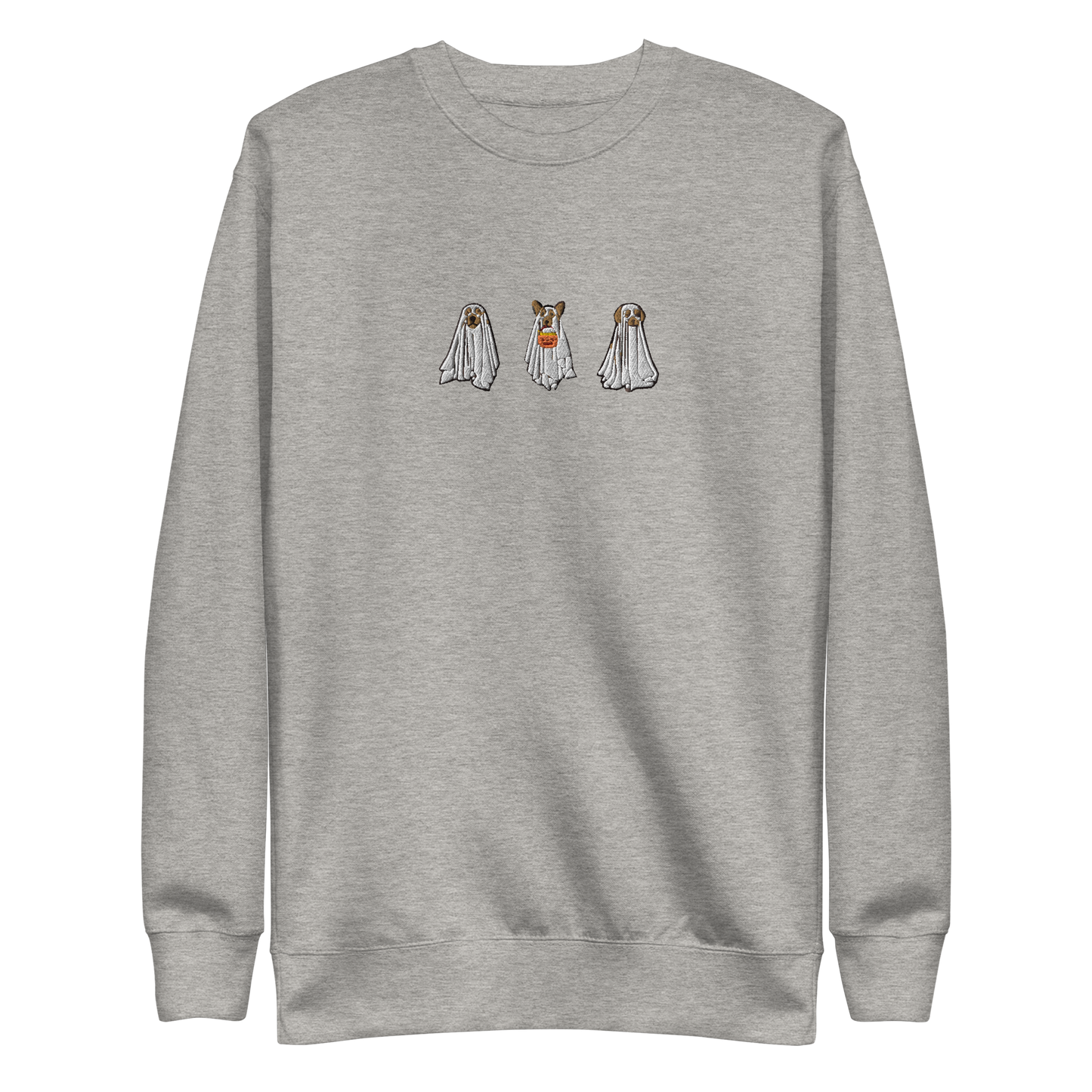 THE 3 TRICK OR TREATERS Embroidered Crewneck