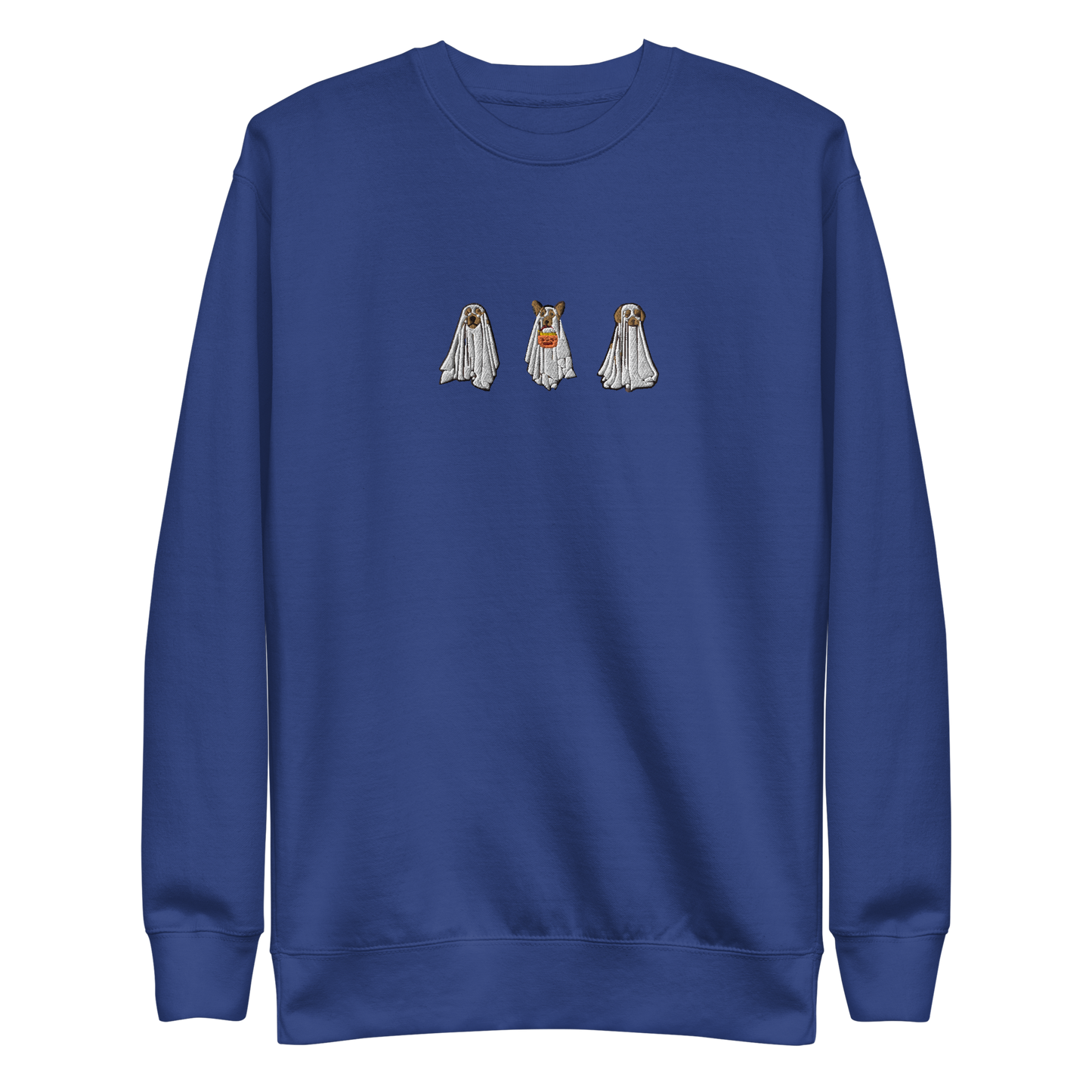 THE 3 TRICK OR TREATERS Embroidered Crewneck